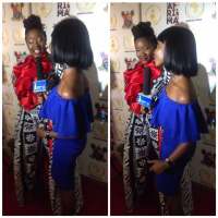 Cameroonian female artist celebrity Naomi Achu spotted at AFRIMA 2017